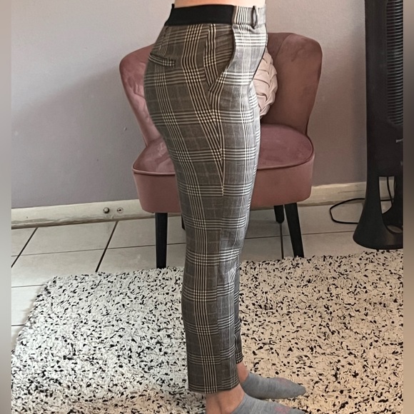 H&M Women's Grey and Black Trousers - Picture 2 of 3